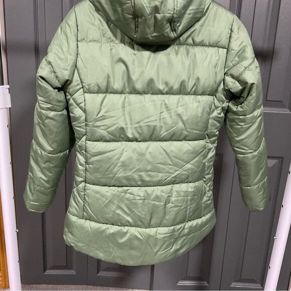 R 88 Rothschild Kids XL (16)  Coat Green Faux Fur Good - Picture 10 of 13